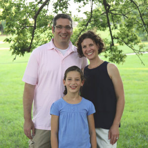 Emily Cortes with her family