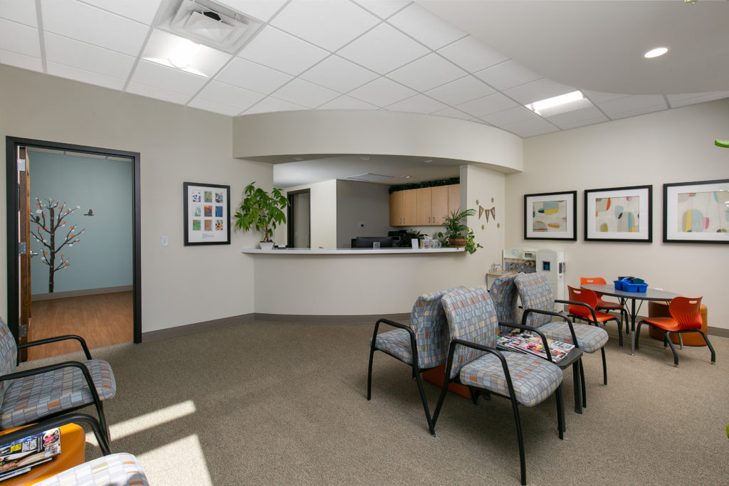 Prairie Pediatric Dentistry Reception Area